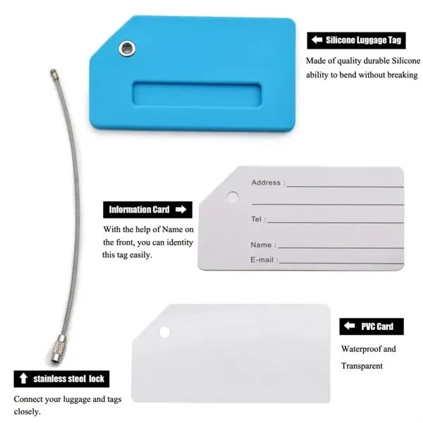 Silicone Luggage Tag