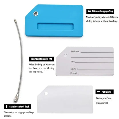 Silicone Luggage Tag