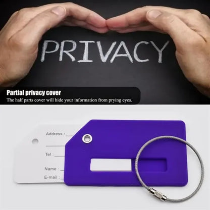 Silicone Luggage Tag