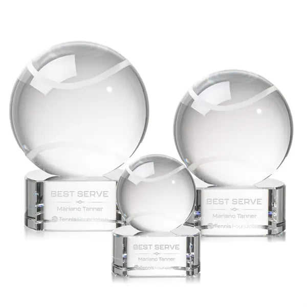 Tennis Ball Award on Paragon Base