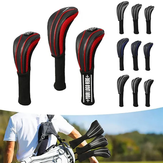 Golf Club Head Covers 3Pcs/Set