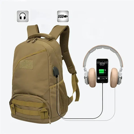 Usb Charging Army Tactical Bags Outdoor Sports