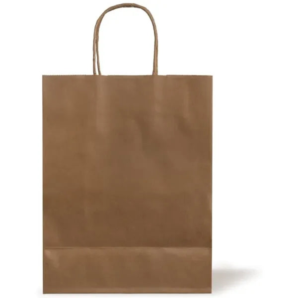 8 X 10 Inch Custom Twisted Handle Paper Shopping Bags
