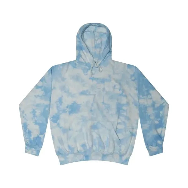 Tie-Dye Adult Unisex Crystal Wash Pullover Hooded Sweatshirt