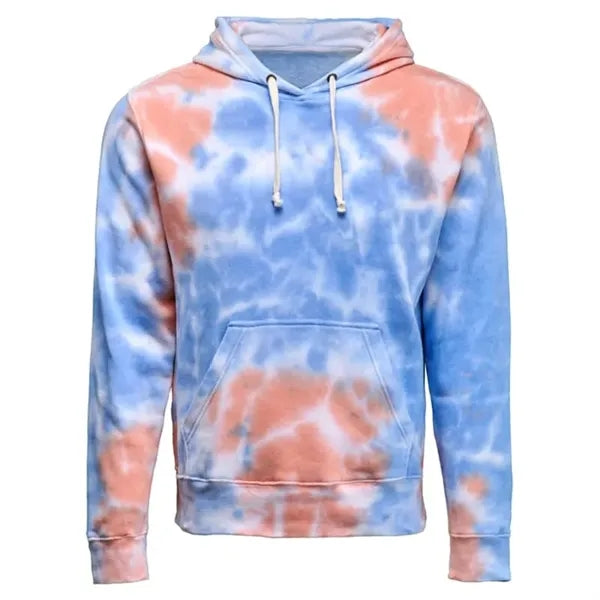 J America Adult Tie-Dye Pullover Hooded Sweatshirt
