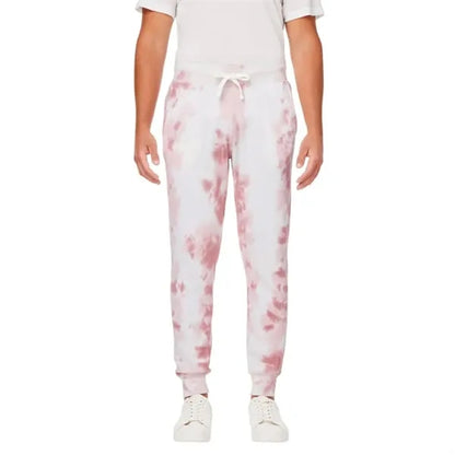J America Adult Tie Dye Fleece Jogger