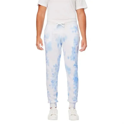 J America Adult Tie Dye Fleece Jogger