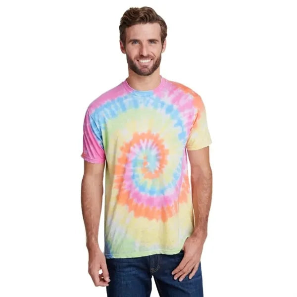 Tie-Dye Adult Burnout Festival T-Shirt