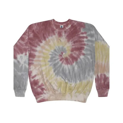 Tie-Dye Adult Crew Neck Sweatshirt