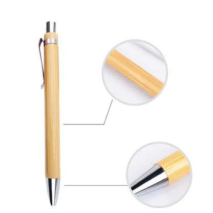 Eco-Friendly Bamboo Press Type Ballpoint Pen