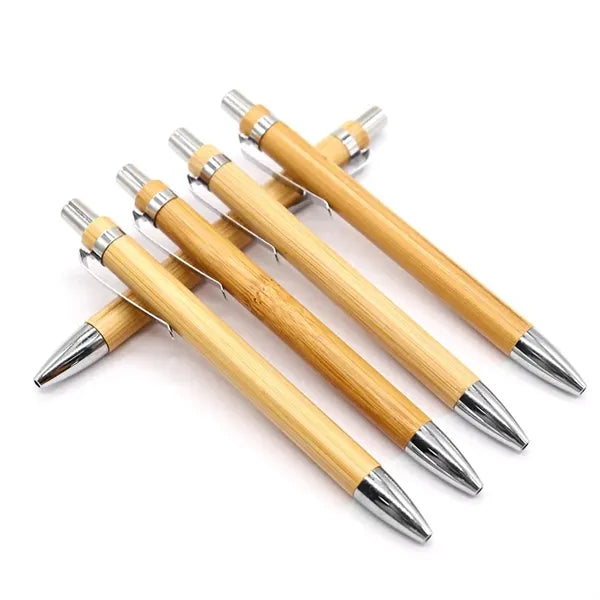 Eco-Friendly Bamboo Press Type Ballpoint Pen