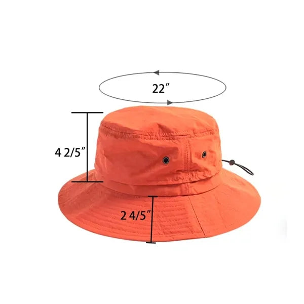 Unisex Thin Quick-dry Foldable Hat For Outdoor Camping