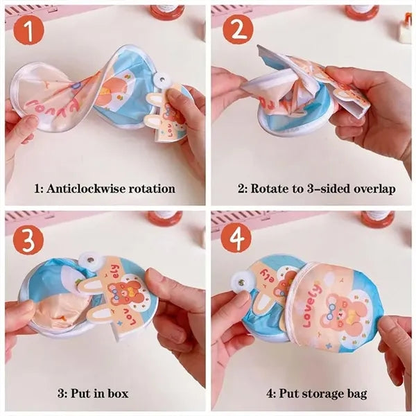 Foldable Handheld Round Fans