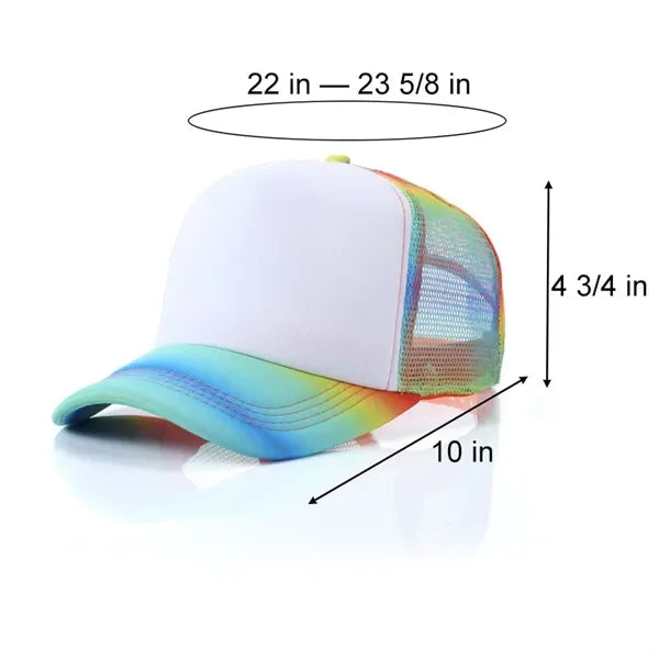 LGBT Pride Rainbow Mesh Trucker Cap