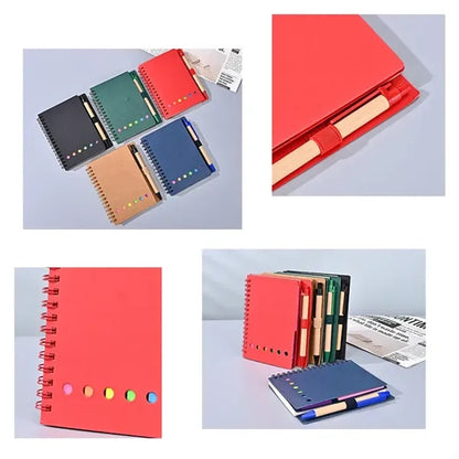 Custom Spriral Notebook W/ Pen & Sticky Notes