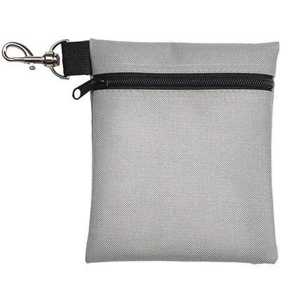 Deluxe 600D Oxford Zipper Golf Ball/Tee Pouch Bag