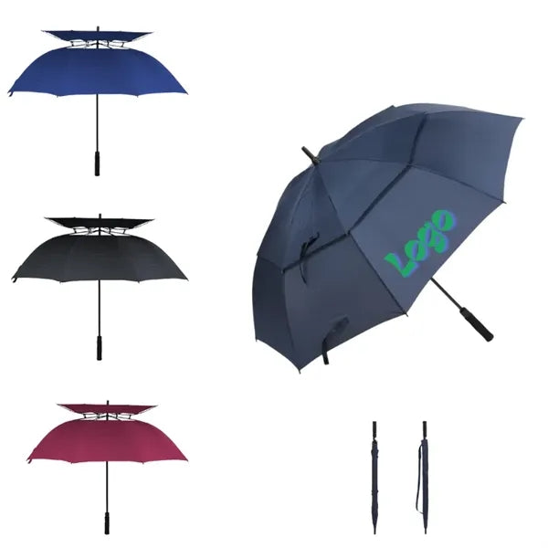 Large Double Canopy Golf Umbrella