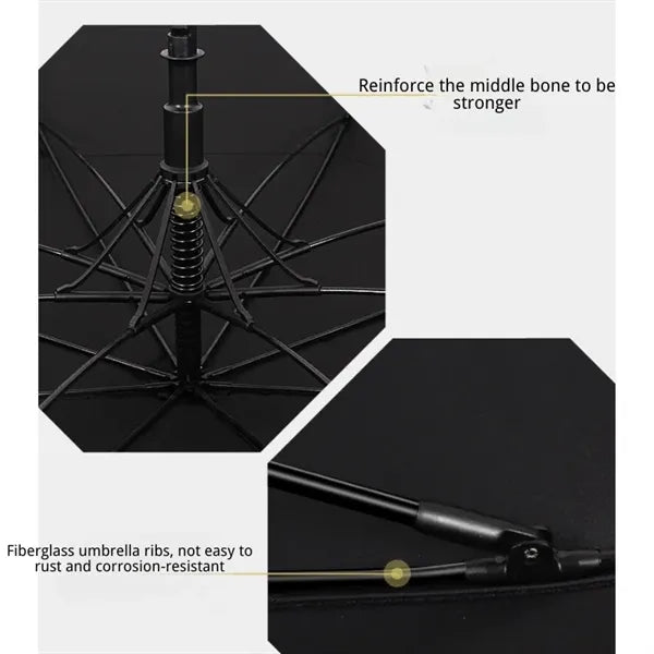 Large Double Canopy Golf Umbrella