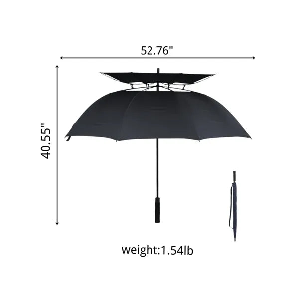 Large Double Canopy Golf Umbrella