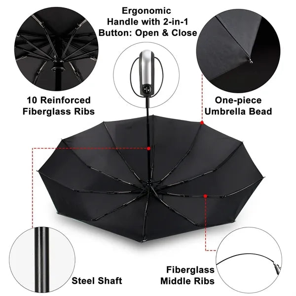 Automatic Open Umbrella Windproof
