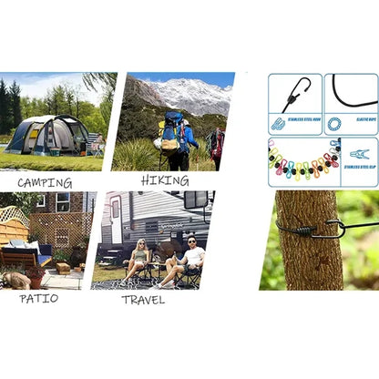 Retractable Portable Clothesline for Travel