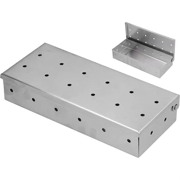 High Compatibility BBQ Smoker Box Vented Design