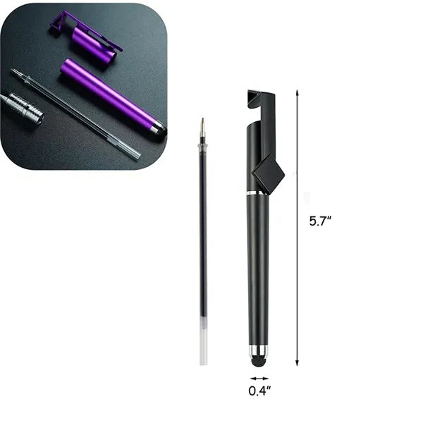 Multifunctional Touch Screen Stylus Phone Holder Pen