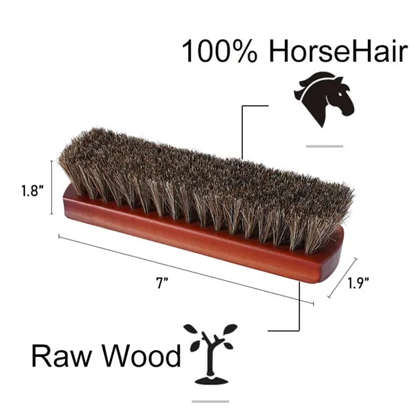 Horsehair Shoe Brush