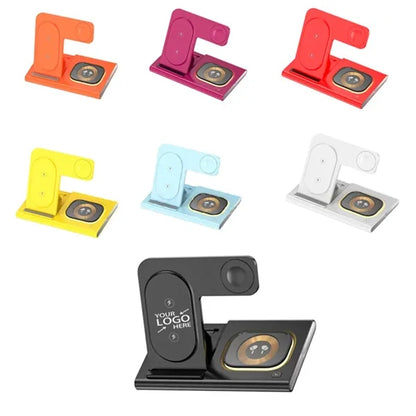 3 in 1 Foldable Charging Station for Apple Products