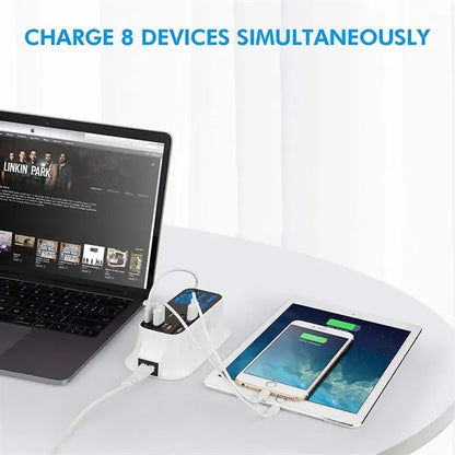 8-Port Desktop Charging Station