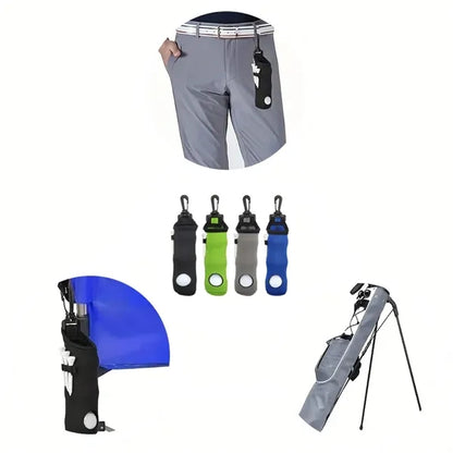 Neoprene Golf Ball & Tee Holder With Clip