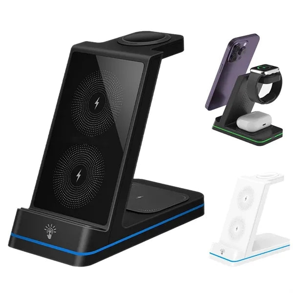 3-in-1 Wireless High Compatibility Fast Charging Station