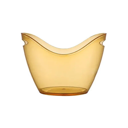 Clear Acrylic Champagne Bucket With Easy-to-Carry Handles