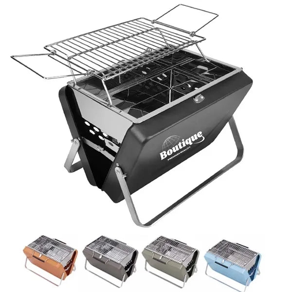 3-5 People Portable Compact Charcoal Folding Metal Grill