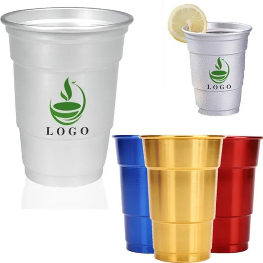 16oz Recyclable  Lightweight  Aluminum party Cups