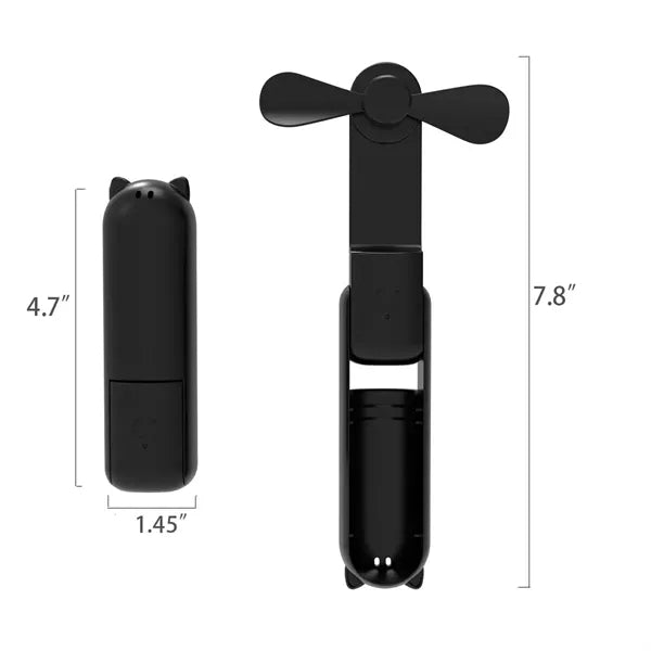 Portable 3-Speed USB Powered Folding Fan