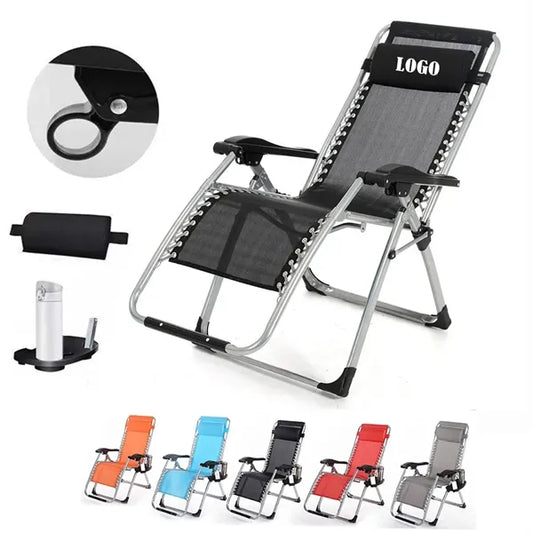 Outdoor Zero Gravity Folding Reclining Lounge Chair