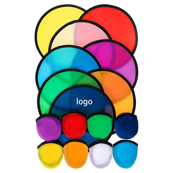 10" Folding Flying Disk With Pouch