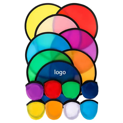 10" Folding Flying Disk With Pouch