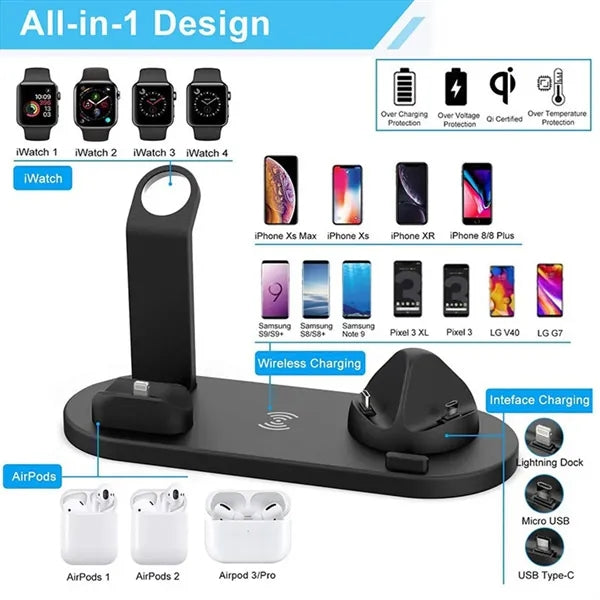 6 In 1 Wireless Charger