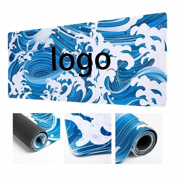 Oversize Mouse Pad With Edge Banding