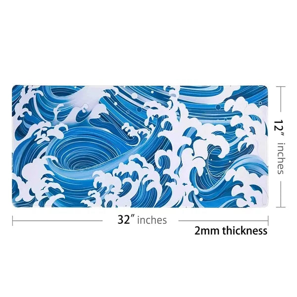 Oversize Mouse Pad With Edge Banding