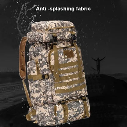 80L Camouflage Backpack