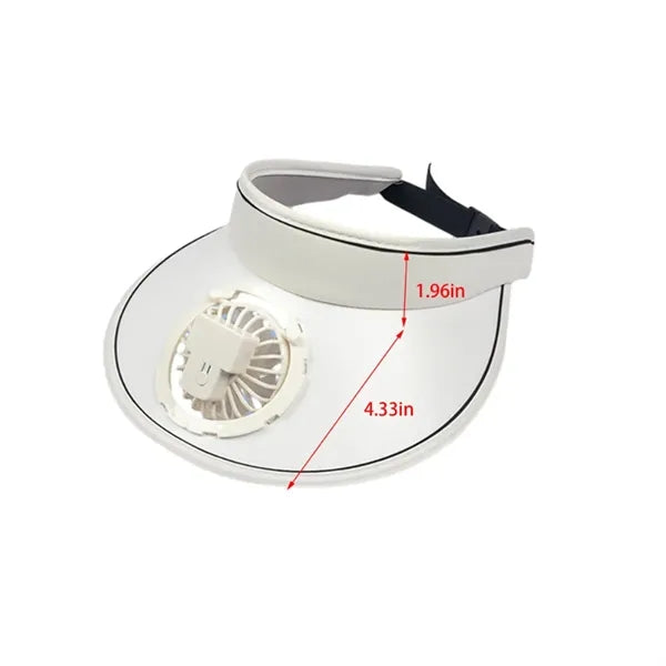 Sun Visor Hats With Fan
