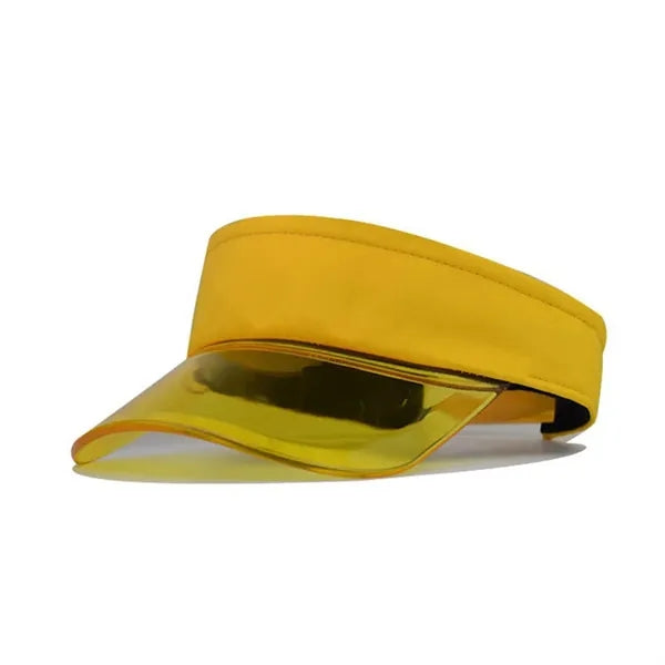 Pvc Solar Transparent Bingo Visor Poker Sun Hat
