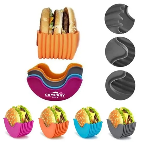 Retractable Burger Fixed Box Adjustable Hamburger Holder
