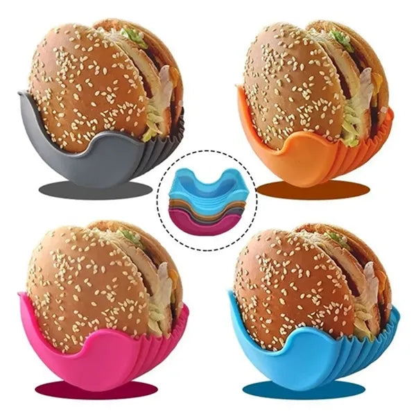 Retractable Burger Fixed Box Adjustable Hamburger Holder