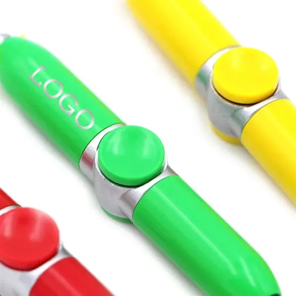 ABS Multifunctional Pressure Relief Led Fidget Spinner Pen