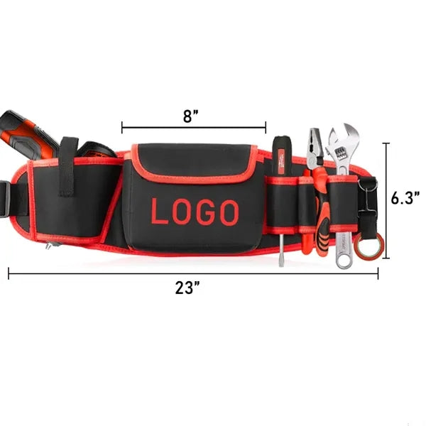 Adjustable Tool Belt Bag Oxford Fabric Fanny Pack Waterproof