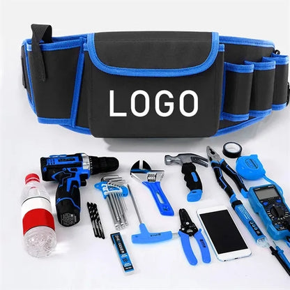 Adjustable Tool Belt Bag Oxford Fabric Fanny Pack Waterproof